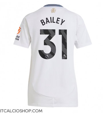 Aston Villa Leon Bailey #31 Seconda Maglia Femmina 2024-25 Manica Corta